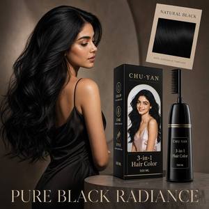 Tinte Permanente para el Cabello CHU·YAN Multicolor - Tonos Vibrantes Gris Ceniza y Marrón de Moda para Salones - Product Image 1