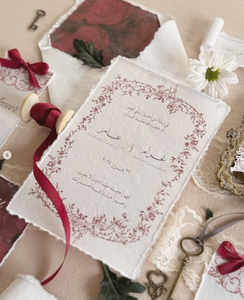 กระดาษพิมพ์คุณภาพสูง ปั๊มโลโก้ด้วยความร้อน กระดาษสีน้ำ ขนาด 5 <span class=keywords><strong>x</strong></span> 7 นิ้ว หนา 300 แกรม ขอบกระดาษแบบเด็คเคิล ทำจากฝ้ายบริสุทธิ์ ทำด้วยมือ - Product Image 6