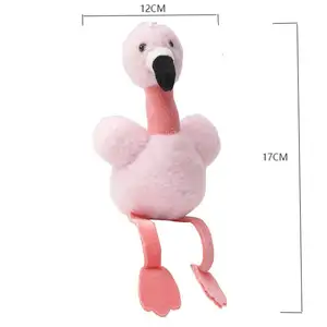 Plush Flamingo and rabbit pendant Pink Flamingo Brown Rabbit Plush Pendant Kids Toy 2024 New Products from China