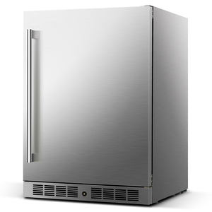 Réfrigérateur commercial NUELEAD NE-357 en acier inoxydable, porte simple, refroidissement par air, pour hôtel, bar, équipement de réfrigération, 130L, sous comptoir - Product Image 3