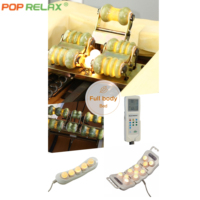 Elektrische Ganzkörper Shiatsu Chiropraktik Wirbelsäulen de kompression stabelle De Massage Infrarot Thermal Jade Roller Massage bett
