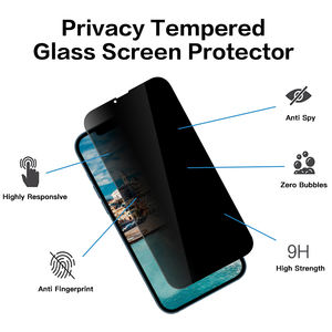 Protector de Pantalla de Privacidad LFD 21 para <span class=keywords><strong>Tel</strong></span>éfono, Privacidad de 360 Grados en 4 Direcciones, Vidrio Templado para <span class=keywords><strong>iPhone</strong></span> <span class=keywords><strong>12</strong></span> 13 Pro, Película Protectora de Pantalla de Privacidad para <span class=keywords><strong>Tel</strong></span>éfono - Product Image 6