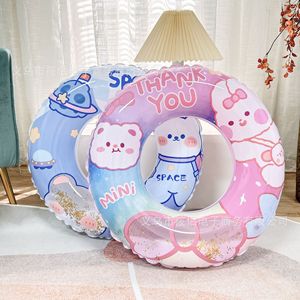 Flotador Inflable Infantil Xiaolu con Diseño de Dibujos Animados, Anillo de Natación Redondo para Niños con Lentejuelas - Product Image 2