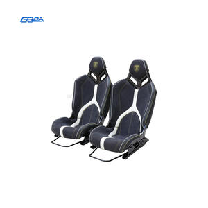 Asientos de coche negros personalizables de fibra de carbono seca y cuero Nappa Alcantara para Lamborghini LP560 - Product Image 2