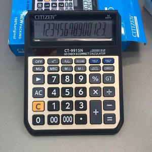 Calculatrice solaire Citizen CT-9915N à 14 chiffres avec fonction de vérification pour usage financier et professionnel - Product Image 2