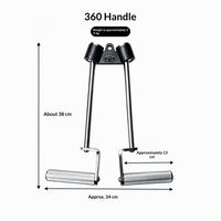 Nouveautés : Barre de traction robuste en acier pour musculation à domicile, avec poignées doubles pour tractions et exercices de musculation
