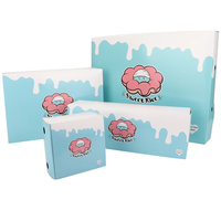 Boîte d'emballage en papier personnalisée pour la vente en gros de Mochi, Donuts, Gaufres, Pâtisseries, Biscuits, Desserts, Gâteaux, Sushi, Puff, Crêpes, Empanadas