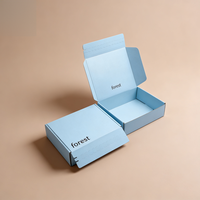 Boîtes d'expédition en carton ondulé beige E-Flute personnalisées en gros avec logo imprimé, emballage robuste pour l'e-commerce