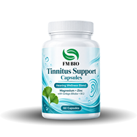 Capsules de soutien avancé pour le acouphènes, formule nutritive auditive avec CoQ10, capsules de soutien pour le acouphènes en marque blanche, usine de capsules de soutien pour le acouphènes