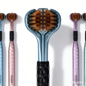 המפעל הסיטונאי שלוש צדדיות מברשת עמוק נקי ראש משולש מברשת שיניים רכה נוספת - Product Image 2