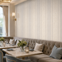 Tissu mural Jacquard en polyester enduit de PVC, papier peint décoratif, revêtement mural intérieur pour hôtel, villa, salon