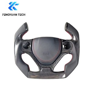 พวงมาลัยแอลแคนทาราแอลอีดีคาร์บอนไฟเบอร์ฟอร์จสำหรับฮอนด้า CRV ชีวิตพอดีกับ GK5หยก9th เจน <span class=keywords><strong>Civic</strong></span> <span class=keywords><strong>Si</strong></span> Type R Fk7 <span class=keywords><strong>2013</strong></span>-2018 - Product Image 3