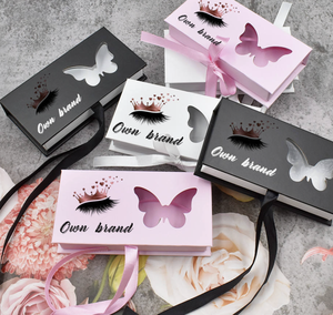 Custom Eyelash Packaging Box Rigid Paper Cardboard Lash Box for Single Pair Lashes Elegant Lash <b>Gift</b> <b>Boxes</b> - Product Image 2