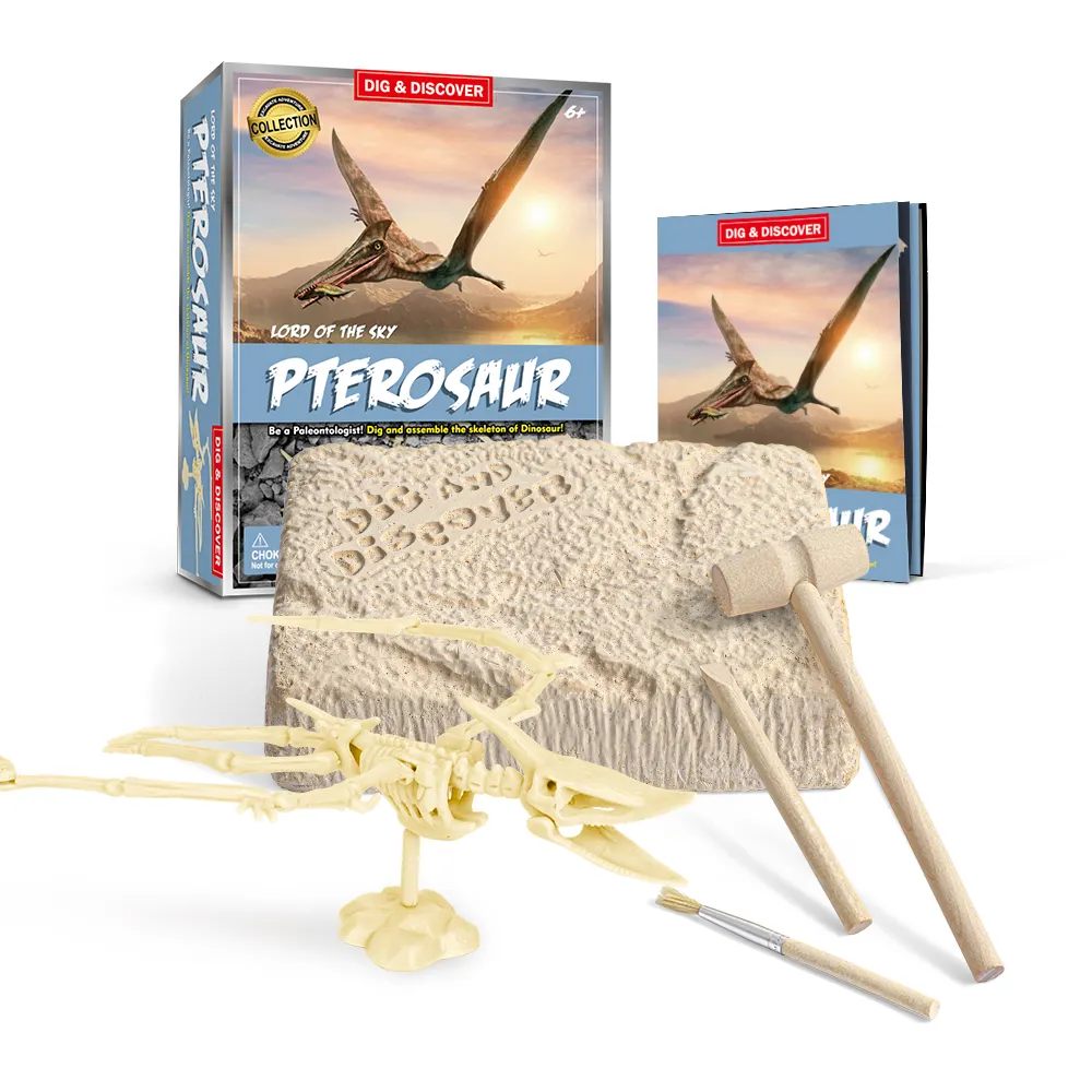 Bambino diretto in fabbrica che studia e gioca al prezzo più basso ottimo giocattolo da assemblare dig ultimate dinosaur skeleton kit dig game toy