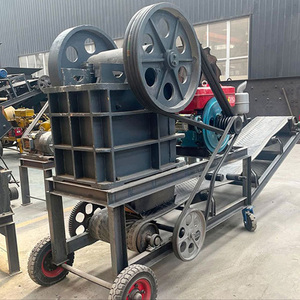 Trituradora de Mandíbulas Eléctrica Pequeña de Alto Rendimiento, Equipo para Triturar Rocas, Apta para Plantas de Trituración Fijas con Funcionamiento Continuo de 24 Horas - Product Image 6