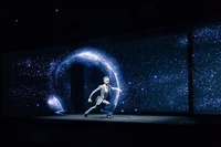 Projecteur holographique 3D avec projecteurs laser 4K Configuration Pepper Ghost pour écrans de projection