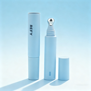 Botella Aplicadora de Crema para Ojos de Lujo de <span class=keywords><strong>10</strong></span> ml, 15 ml, 30 ml, Botella Roll-on, Botella de Esencia de Plástico para Cosméticos, Serigrafía, Tapa de Rosca - Product Image 1