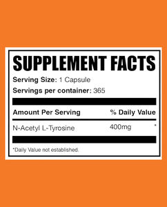 Capsule di N-Acetil <span class=keywords><strong>L</strong></span>-Tirosina OEM ODM a Marchio Privato, Integratore di Amminoacidi - Senza Glutine - Product Image 2