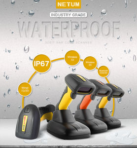 Netum Scanner industriel à lecture rapide Lecteur de codes QR 1D 2D Scanner de codes à barres sans fil Scanner de codes à barres DPM avec base de chargement - Product Image 2