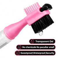 Gel Coiffant Professionnel pour Bords avec Brosse – Fixation Forte, Sans Résidus, pour Cheveux de Bébé – Marque Privée