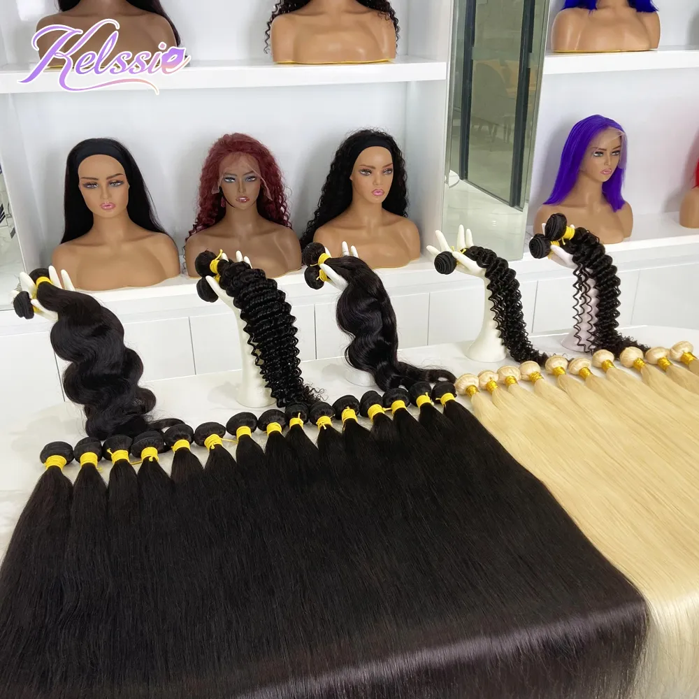 12a Extensions de cheveux bruts de haute qualité Body Wave Cheveux péruviens, Extensions de faisceaux de cheveux humains indiens, Extensions de cheveux de couleur européenne