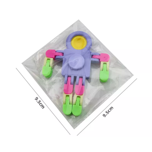 Jouets <span class=keywords><strong>Bb</strong></span> Fidget Spinners transformables en <span class=keywords><strong>robot</strong></span> à chaîne, jouets à bulles à pousser, jouets à chaîne pour le bout des doigts, <span class=keywords><strong>robot</strong></span> à chaîne - Product Image 4