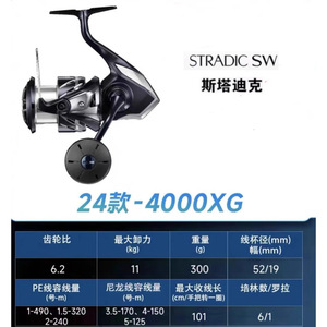 100% Original 2024 SHIMA <span class=keywords><strong>STRADIC</strong></span> SW <span class=keywords><strong>4000</strong></span> 5000 6000 8000 10000 Infinity Drive Technology Spinning Moulinets de pêche - Product Image 2