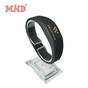 無料サンプル13.56Mhz防水RFIDシリコンバンドスポーツイベントスマートリストバンド - Product Image 5