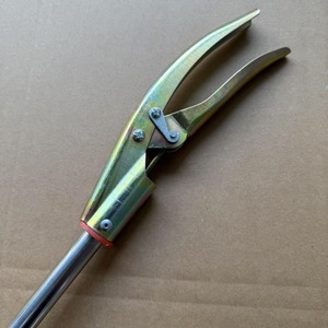 Sécateur à haute portée en acier inoxydable, structure papillon, cisailles manuelles pour arbres fruitiers, manche métallique gris - Product Image 4