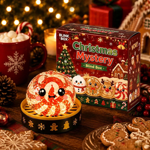 Cadeaux de fête de Noël 2026 : Boîte mystère surprise de jouets à presser en forme de boulette pour adultes, jouet anti-stress - Product Image 4