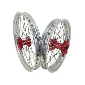 Juego de Rines de <span class=keywords><strong>Motocross</strong></span> de Aluminio CNC Anodizado Duradero de 21 18 19 Pulgadas para <span class=keywords><strong>Honda</strong></span> <span class=keywords><strong>CRF</strong></span> <span class=keywords><strong>125</strong></span> 250 450 para Enduro Racing - Product Image 4
