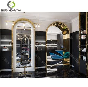 Idée de design de salon de beauté haut de gamme, ensemble de meubles de salon de coiffure durables, table de salon moderne pour la décoration de salon de beauté - Product Image 5