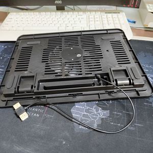 N191 Laptop <b>Cooling</b> <b>Pad</b> Air-Cooled Plastic Thin Design For Notebook Computer Accessories - Product Image 3