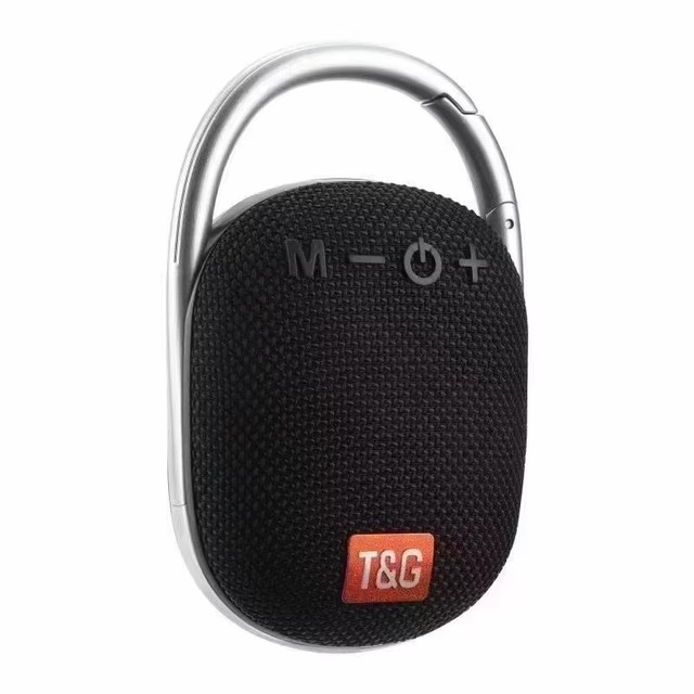 TG321 Mini Wireless Outdoor Hiking Speaker LED RGB Metal Hook Multifunctional BT Audio TWS Clock Mic Home Portable CLIP