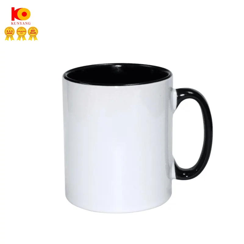 Caneca em branco personalizada de impressão de cor, alta qualidade, subolmação, cerâmica, caneca, fornecedor