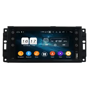 KLYDE KD-7228 PX5 araba Stereo 4 + 64G Android 10.0 7 "GPS navigasyon araba ses için Chrysler için jeep Dodge için