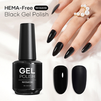 Blanc Noir Couleur TPO Hema Sans Gel Longue Durée Vernis À Ongles Gel De Peinture UV Ongle Professionnel Gel Vernis avec Marque Privée