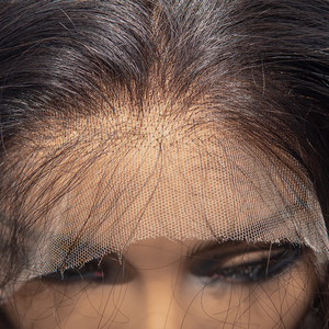 Peluca de Cabello Humano Brasileño Marrón Claro con Parte en T, Longitud Media, Gorra Pequeña, 250% de Densidad, Cabello Remy sin Pegamento - Product Image 6