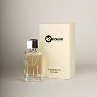Flacon de parfum en verre givré avec logo personnalisé, 100 ml, flacons de luxe avec pompe pulvérisatrice pour huile de parfum, flacon pulvérisateur avec emballage en boîte