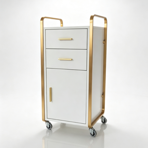 Armoire à outils spéciale pour salon de beauté avec tiroir, étagère multi-niveaux, chariot de rangement - Product Image 1