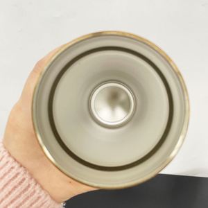 Custom logo DIY 20oz Copper Plated Double Wall Tumbler with <b>Plastic</b> Lids and Straws Outdoor Red Wine Travel Coffee Beer Mug <b>Cups</b> - Product Image 3