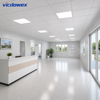VICDOWEX Edificio Prefabbricato Durevole a Forma di T per Uffici e Alloggi del Personale