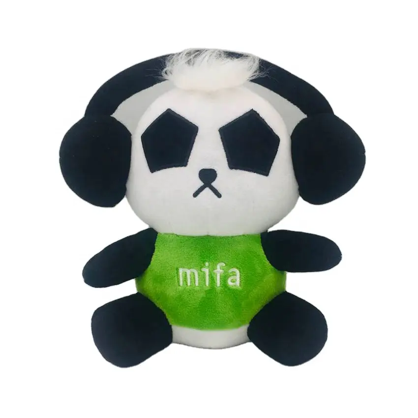 Peluches personnalisées kawaii panda famille panda animal en peluche ours panda en peluche avec logo vente en gros