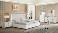 Meubles de chambre à coucher modernes avec coiffeuses, lit king size, table de chevet, commode, ensemble de meubles de chambre à coucher très vendu 2026