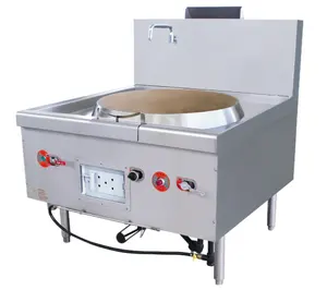 Single Head Stove Gas Catering Equipment Chinese Restaurant Heavy Duty Commercial Kitchen 1 Wok Burner