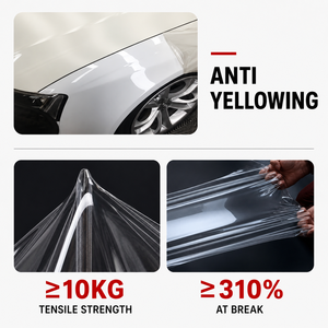 Película Protectora de Pintura TPU Negra Brillante de Fábrica China, 8.5 Mil, Película para Envolver Autos que Cambia de Color, Vinilo Transparente para Carrocería - Product Image 6