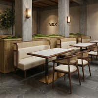 Meubles commerciaux sur mesure en bois pour hôtels et restaurants, ensemble de tables et chaises de salle à manger, chaise et table de restauration modernes, vente chaude