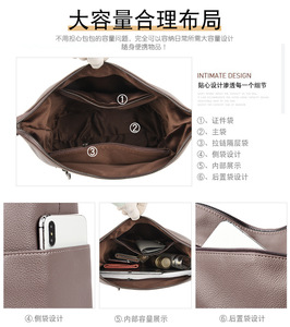 Bolsos de Diseñador de Lujo para Mujer, Bolsos de Hombro de Cuero PU, Bolsos de Mano al por Mayor para Damas, Bolsos de Cuero para Mujer - Product Image 3