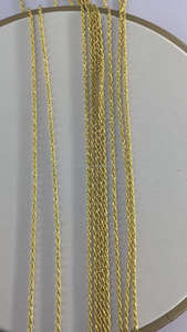 卸売18Kゴールドツイストロープネックレス-毎日の通勤/デート/宴会 & ユニセックスの機会のための光沢のある絶妙な豪華なギフト - Product Image 3