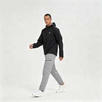 Veste Softshell Imperméable et Respirante pour Homme avec Col Montant Zippé en Tissu Extensible – Idéale pour l'Automne, la Via Ferrata et l'Escalade – Personnalisation OEM